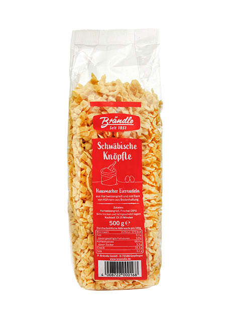 500 gram pack of Brändle Swabian dumplings