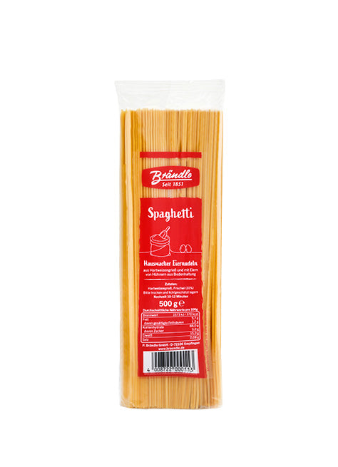 Illustration Brändle Spaghetti 500 gram pack