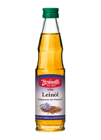 vita-Leinöl, kaltgepresst mit Vitamin E