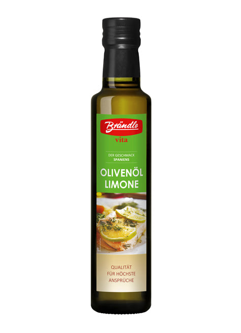 vita-Olivenöl mit Limone, kaltgepresst