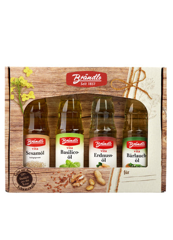 4x100ml Brändle Öle im Geschenkset