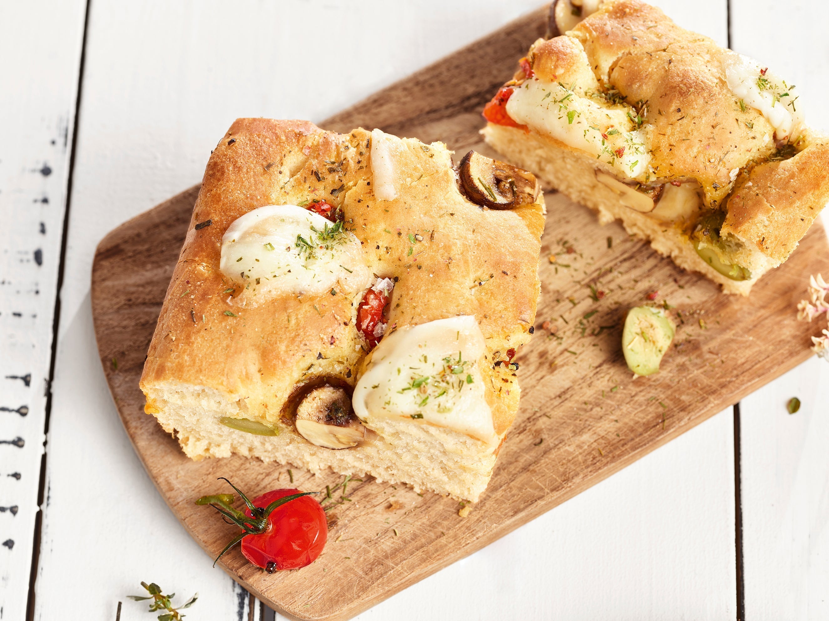 Focaccia with Brändle vita rapeseed oil