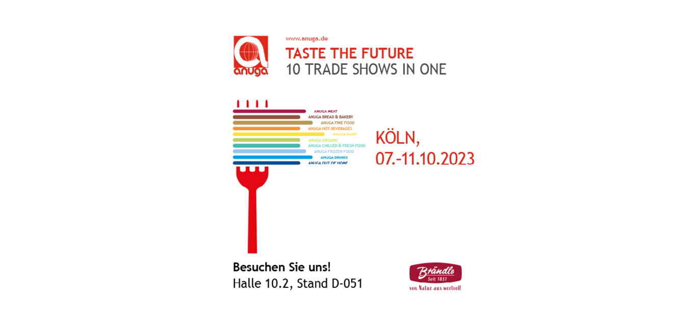 Ölmühle Brändle exhibits at the Anuga trade fair in Cologne
