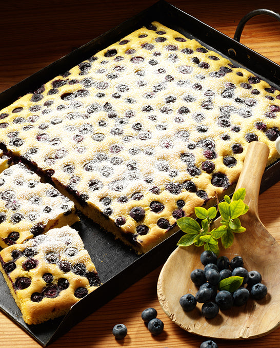Blueberry pie with Brändle rapeseed oil