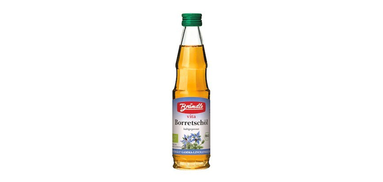 The 100ml organic borage oil from Brändle vita