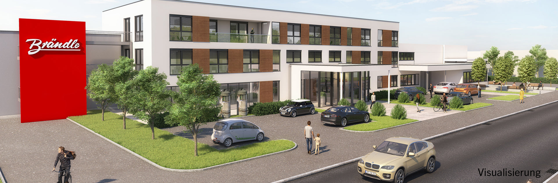 Photo of the visualized image of the new building: Brändle plant in Empfingen in the district of Freudenstadt